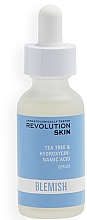 Kojące serum do twarzy - Revolution Skin Blemish Tea Tree & Hydroxycinnamic Acid Serum — Zdjęcie N1