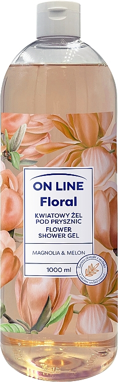 Żel pod prysznic Magnolia i melon - On Line Floral Flower Shower Gel Magnolia & Melon — Zdjęcie N1