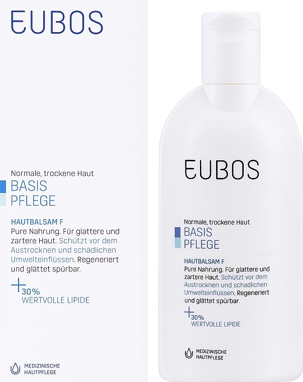 Balsam do pielęgnacji skóry suchej - Eubos Med Basic Skin Care Dermal Balsam F — Zdjęcie N1