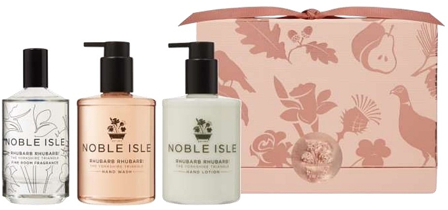 Noble Isle The Botanical Saunter Luxury Christmas Gift Set - Zestaw (soap 250 ml + h/lot 250 ml + room fragr 100 ml) — Zdjęcie N1