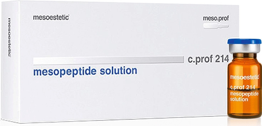 Mezokoktajl peptydowy - Mesoestetic C.prof 214 Mesopeptide Solution — Zdjęcie N2