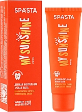Kup PRZECENA! Naturalna pasta do zębów dla dzieci Zapobieganie próchnicy i wzmacnianie szkliwa - Spasta My Sunshine *
