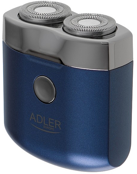 Podróżna, bezprzewodowa golarka elektryczna dla mężczyzn, granatowa - Adler Travel Shaver AD 2937 Blue — Zdjęcie N1