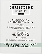 Szampon w kostce do włosów z aloesem - Christophe Robin Hydrating Shampoo Bar with Aloe Vera — Zdjęcie N2