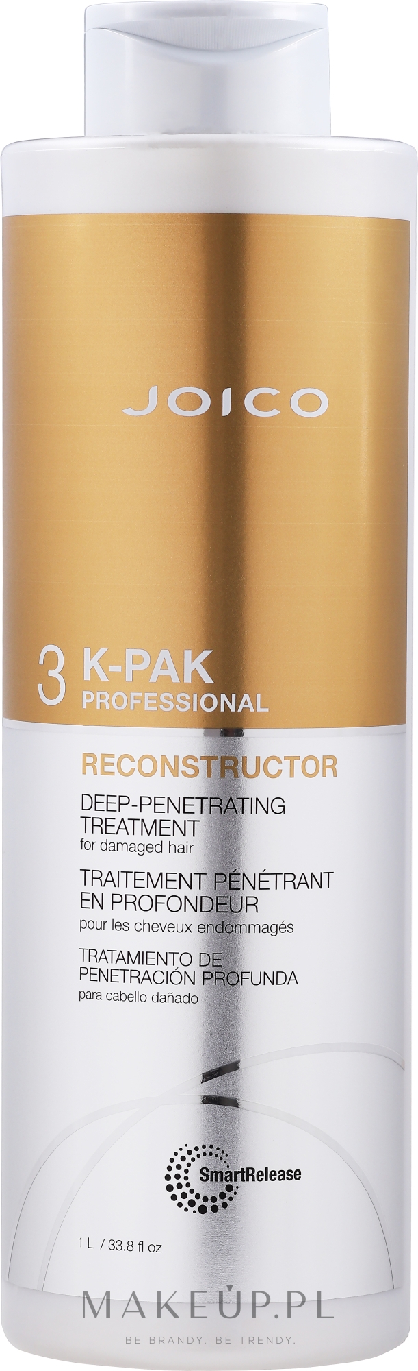 Odbudowująca maska do włosów uszkodzonych - Joico K-Pak Deep-Penetrating Reconstructor — Zdjęcie 1000 ml