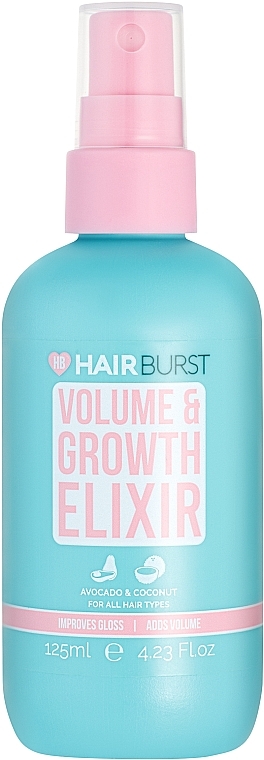 Spray zwiększający objętość i wspomagający porost włosów - Hairburst Volume & Growth Elixir Spray — Zdjęcie N3
