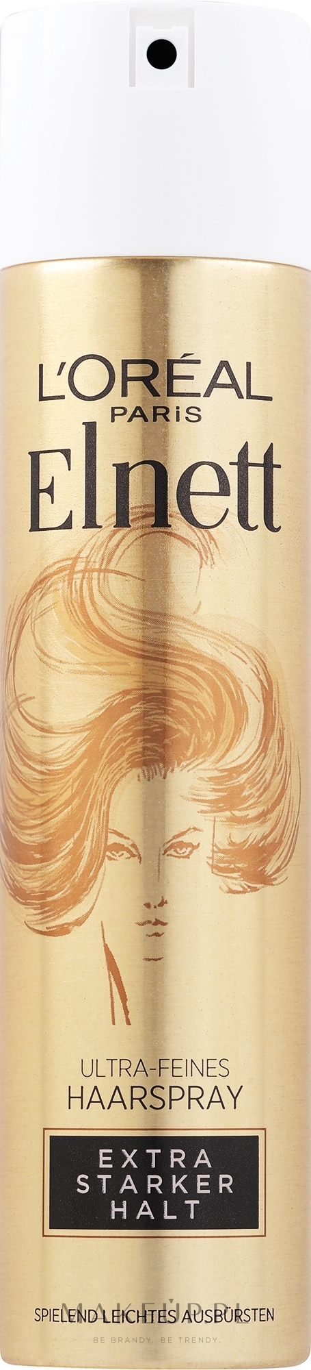 Lakier do włosów bardzo mocno utrwalający - L'Oreal Paris Elnett Hairspray Fixatif Extra Strong Hold — Zdjęcie 250 ml