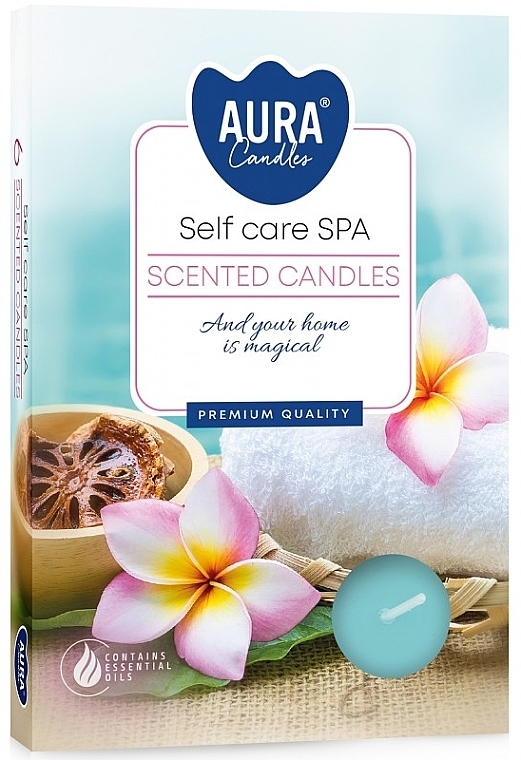 Zestaw podgrzewaczy zapachowych Self Care SPA - Bispol Aura Self Care Spa Scented Candles — Zdjęcie N1