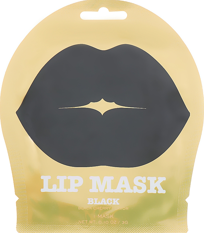 Hydrożelowa maska ​​do ust Czarna wiśnia - Kocostar Lip Mask Black — Zdjęcie N3