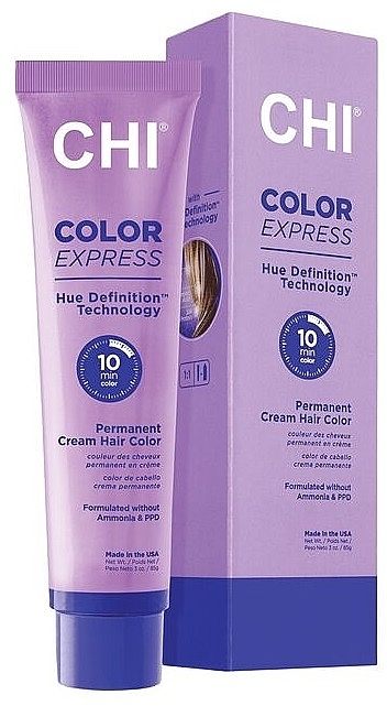 Farba do włosów bez amoniaku - Chi Color Express 10 Minute Permanent Cream Hair Color — Zdjęcie N1