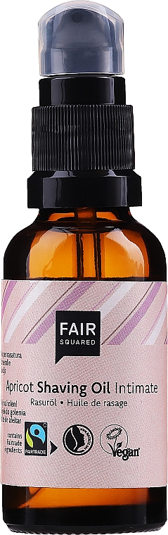 Olejek do golenia okolic intymnych dla kobiet - Fair Squared Apricot Shaving Oil — Zdjęcie N2