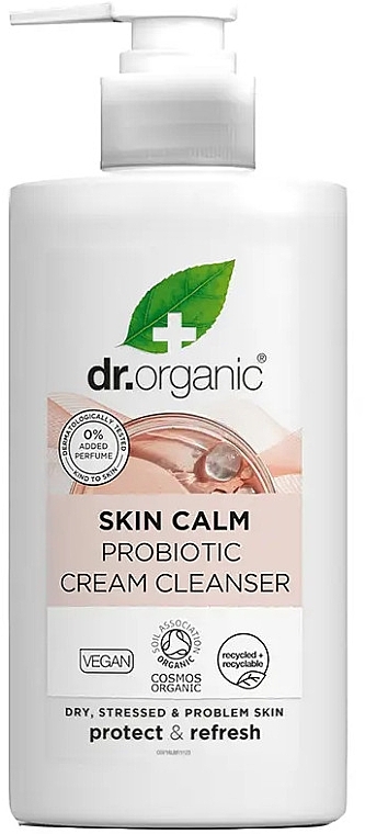 Oczyszczający krem do twarzy - Dr. Organic Skin Calm Probiotic Cream Cleansing  — Zdjęcie N1