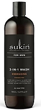 Kup Żel do mycia ciała i włosów dla mężczyzn 3 w 1 Energising - Sukin For Men 3-in-1 Wash