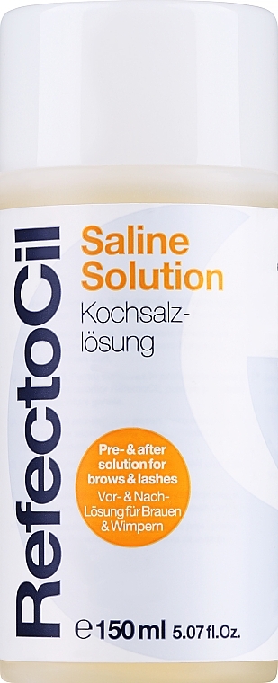 Płyn oczyszczający do rzęs i brwi - RefectoCil Saline Solution — Zdjęcie N1