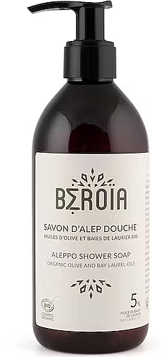 Mydło w płynie 5% - Beroia Aleppo Soap Liquid 5% — Zdjęcie N1