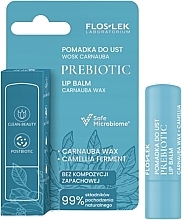 Prebiotyczna pomadka do ust Wosk carnauba - Floslek Prebiotic Lip Balm Carnauba Wax  — Zdjęcie N1