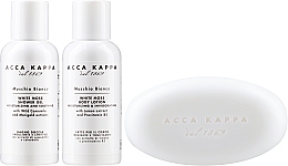 Zestaw - Acca Kappa White Moss (sh/gel/100ml + b/lot/100ml + soap/150g) — Zdjęcie N2