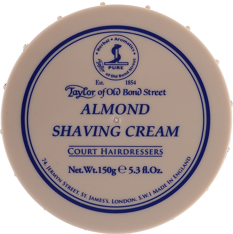 Bogaty krem do golenia dla mężczyzn Migdał - Taylor of Old Bond Street Almond Shaving Cream Bowl — Zdjęcie N1