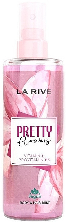 Perfumowany spray do włosów i ciała Pretty Flowers - La Rive Body & Hair Mist — Zdjęcie N1