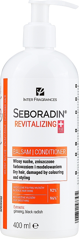 Rewitalizująca odżywka do włosów suchych i zniszczonych - Seboradin Revitalizing Conditioner — Zdjęcie N1