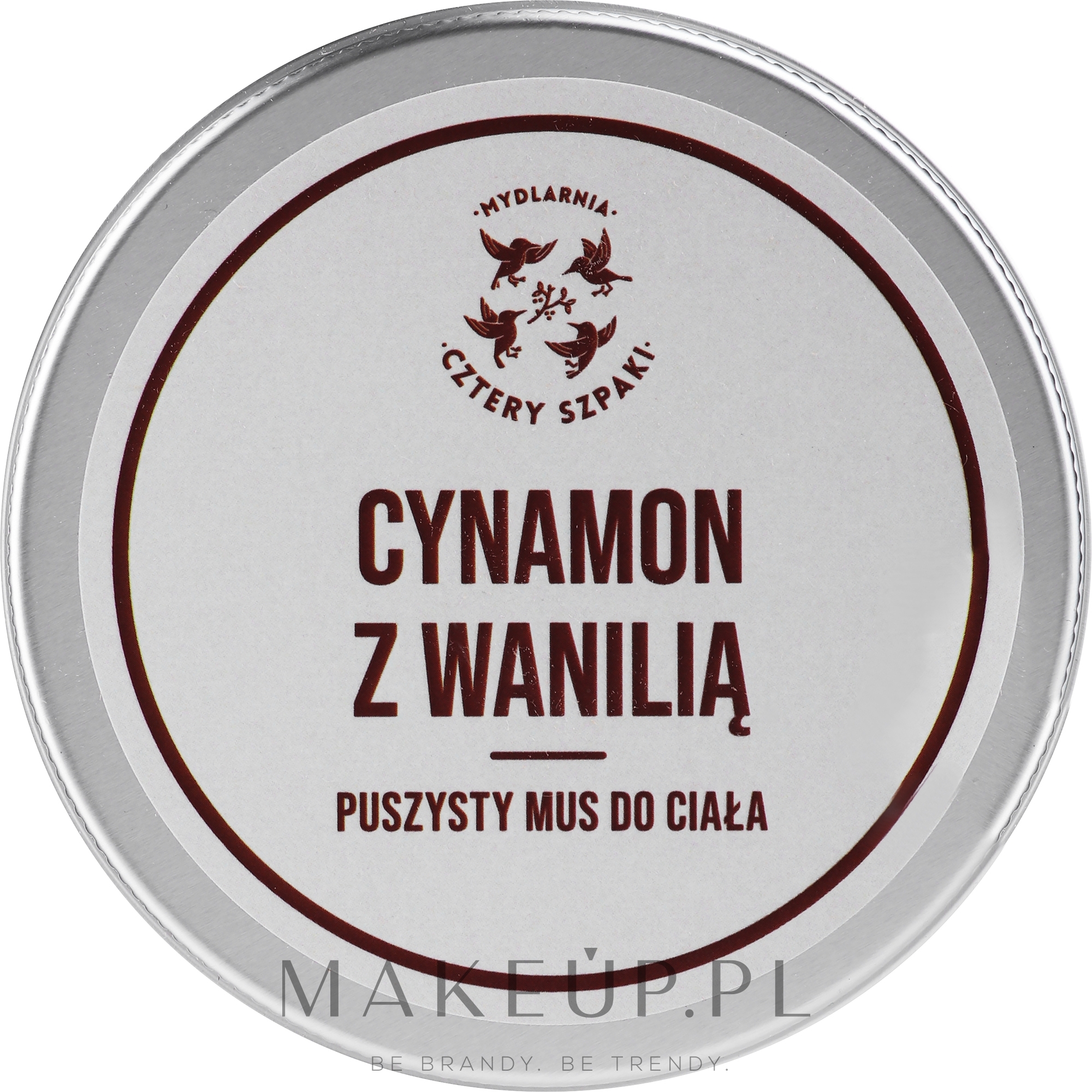 Mus do ciała, Cynamon i wanilia - Cztery Szpaki — Zdjęcie 150 ml