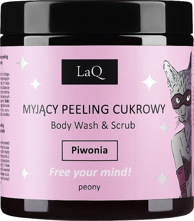 Naturalny perfumowany peeling myjący do ciała Piwinia - LaQ — Zdjęcie N1