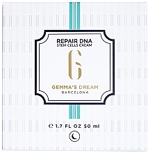 WYPRZEDAŻ Odżywczo-regenerujący krem do twarzy na noc - Gemma's Dream Repair DNA Stem Cells Cream * — Zdjęcie N3