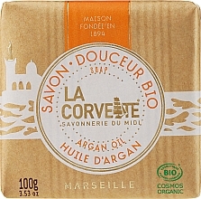 Kup Organiczne mydło w kostce Olej arganowy - La Corvette Organic Sweet Soap Argan Oil