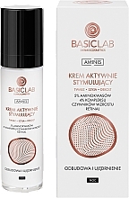 Silnie stymulujący krem do twarzy na noc - BasicLab Aminis Active Stimulating Night Face Cream — Zdjęcie N1