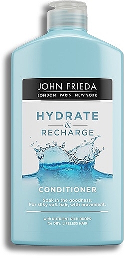 Nawilżająca odżywka do włosów suchych - John Frieda Hydrate & Recharge Conditioner — Zdjęcie N1