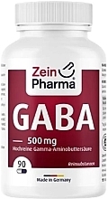 Suplement diety Kwas gamma-aminomasłowy - ZeinPharma GABA Capsules 500 mg — Zdjęcie N1