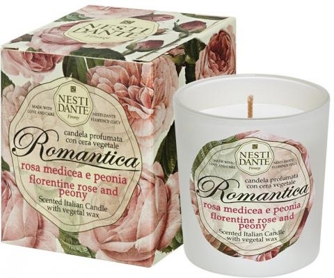 Świeca zapachowa Róża i piwonia - Nesti Dante Romantica Florentine Rose & Peony — Zdjęcie N1