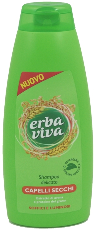 Szampon do włosów suchych Owies i pszenica - Erba Viva Shampoo for Dry Hair