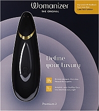 Kup Próżniowy stymulator łechtaczki, czarny - Womanizer Premium 2 Black