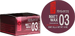Matowy wosk do stylizacji włosów - Salerm Matt Wax — Zdjęcie N1