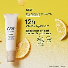 Esencja do pielęgnacji okolic oczu - Shiseido Waso Yuzu-C Eye Awakening Essence — Zdjęcie N4