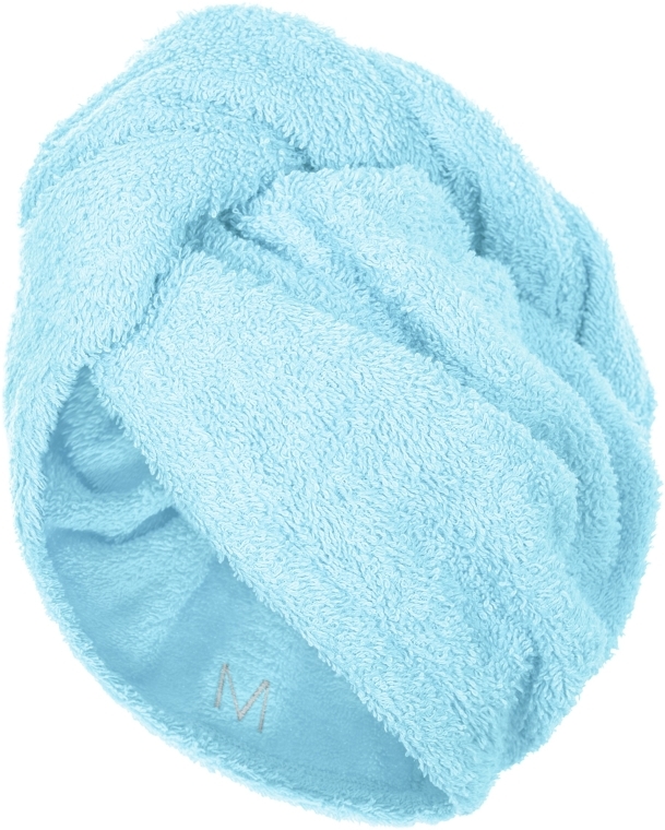 Miętowy ręcznik-turban do włosów (68 x 26 cm) - MAKEUP — Zdjęcie N1