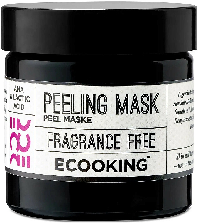Złuszczająca maska do twarzy na bazie kwasów AHA - Ecooking Peeling Mask — Zdjęcie N1