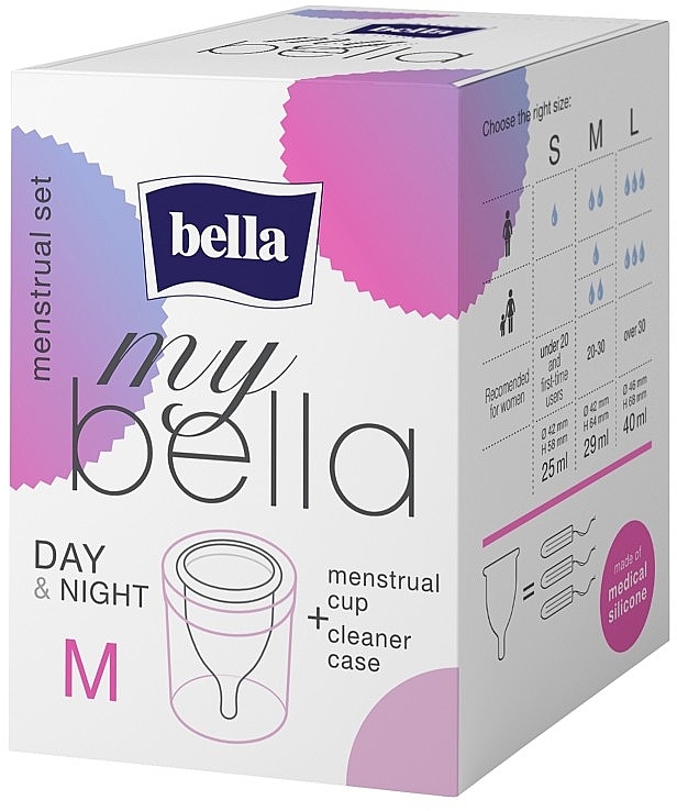 Kubeczek menstruacyjny, rozmiar M - Bella My Bella — Zdjęcie N1