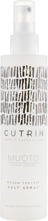 Teksturyzujący spray solny do włosów - Cutrin Muoto Rough Texturizing Salt Spray