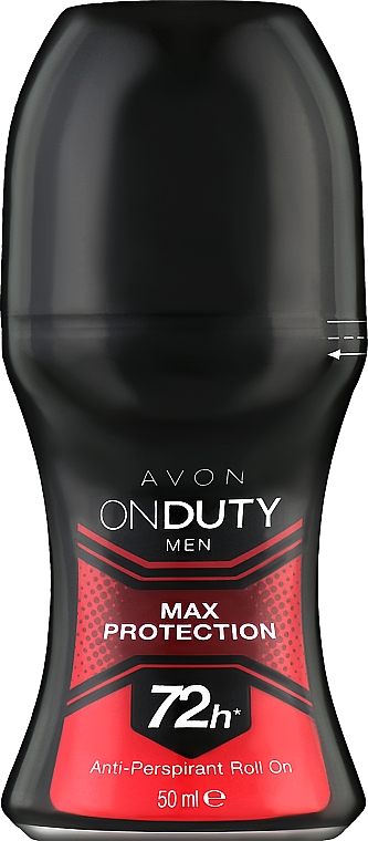 Antyperspirant dla mężczyzn - Avon On Duty Men Max Protection Deodorant Rol On 72H — Zdjęcie N1