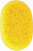 Gąbka do masażu ciała Antystresowa, żółta - Sanel Antystress — Zdjęcie N1