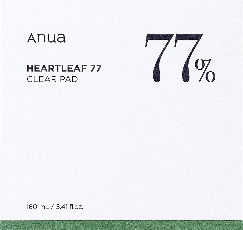 Kojące płatki tonizujące do twarzy - Anua Heartleaf 77% Clear Pad — Zdjęcie N2