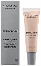Podkład do twarzy - Madara Cosmetics Skinonym Semi-Matte Peptide Foundation — Zdjęcie N1