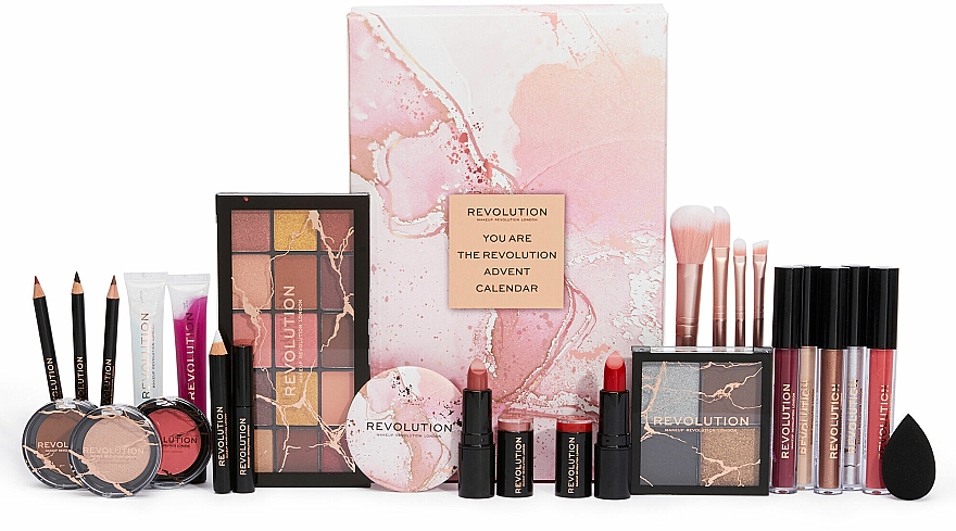 Kalendarz adwentowy, 25 produktów - Makeup Revolution You Are The Revolution Advent Calendar 2021  — Zdjęcie N1