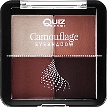 PRZECENA! Poczwórny cień do powiek - Quiz Cosmetics Camouflage Eyeshadow 4 * — Zdjęcie N2