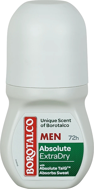 Dezodorant antyperspirant w kulce - Borotalco Men Absolute Deo Roll-on Extra Dry Unique — Zdjęcie N1