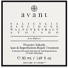 Proaktywna kuracja salicylowa na trądzik i wypryski - Avant Proactive Salicylic Acne & Imperfections Repair Treatment — Zdjęcie N3