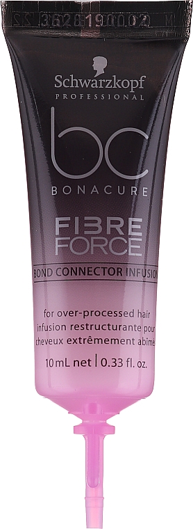 Wzmacniająca kuracja do włosów zniszczonych - Schwarzkopf Professional BC Bonacure Fibre Force Bond Connector Infusion — Zdjęcie N1