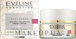 Intensywnie odżywczy krem liftingujący 60+ - Eveline Cosmetics Ceramidy & Kolagen — Zdjęcie N2